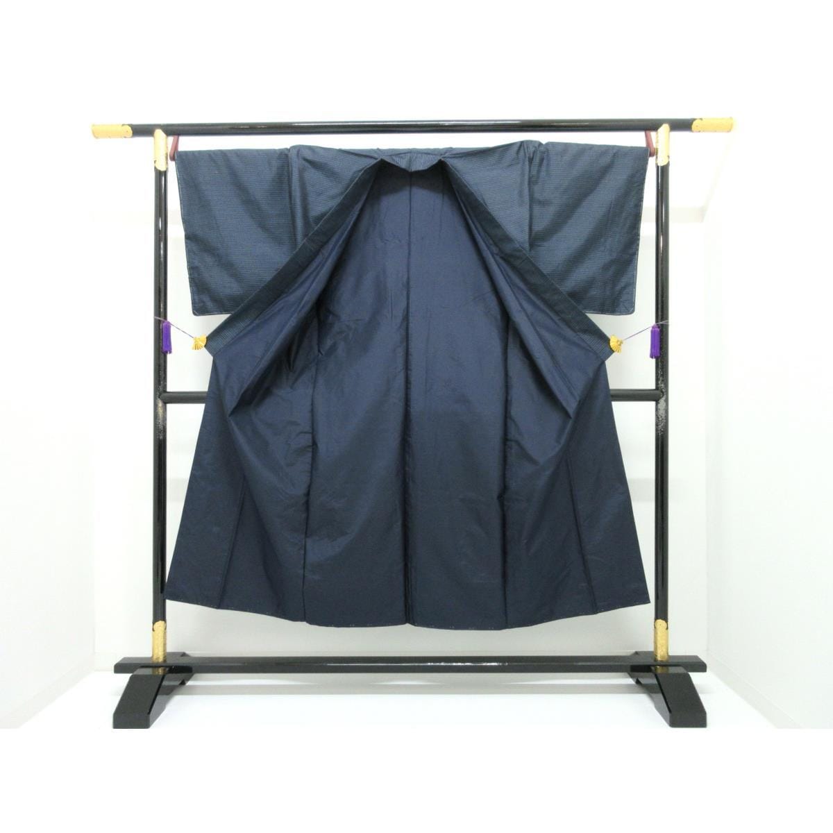 【未使用品】男物　きもの・羽織　２点セット【横双大島紬】