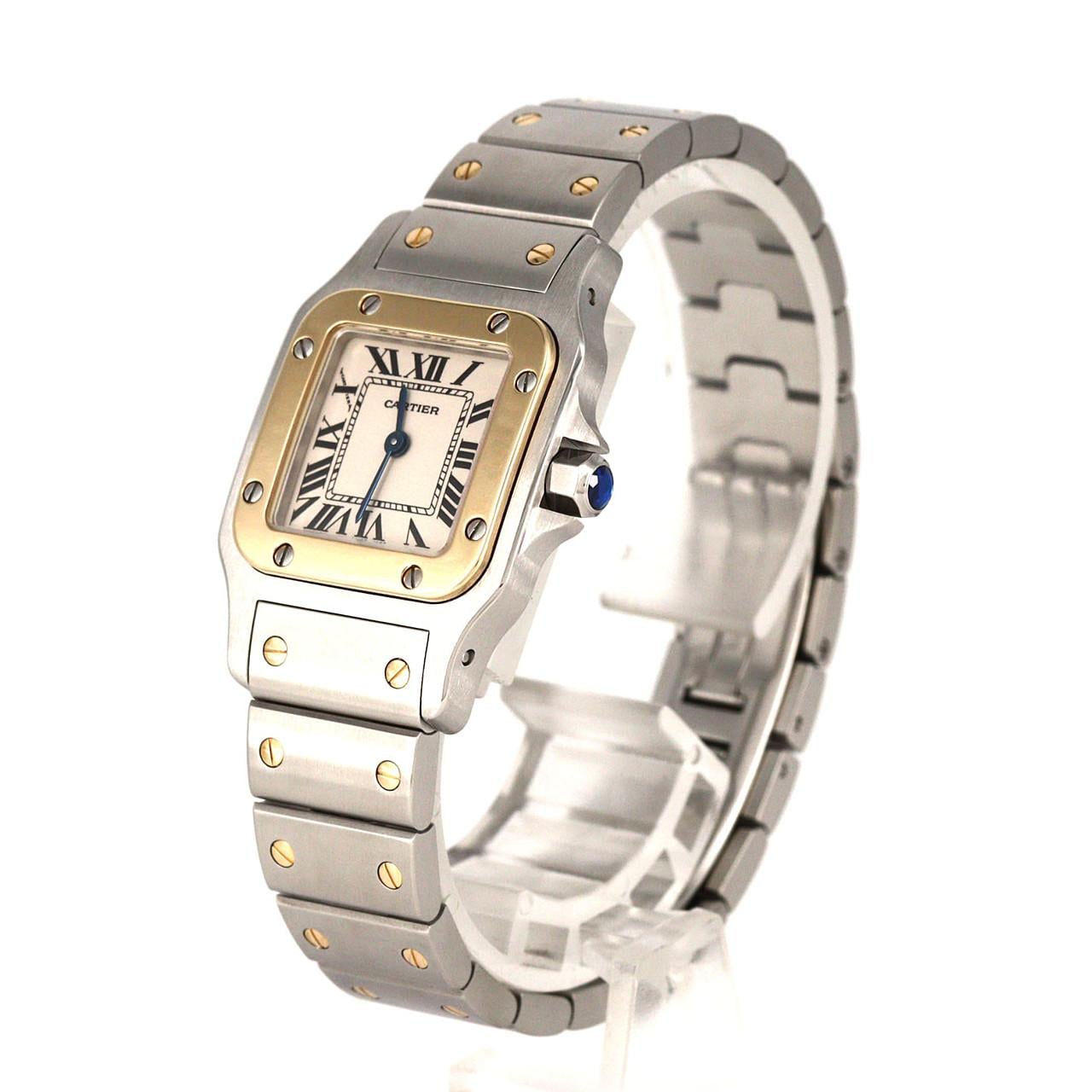 カルティエ サントスガルベSM コンビ W20012C4 SSxYG クォーツ