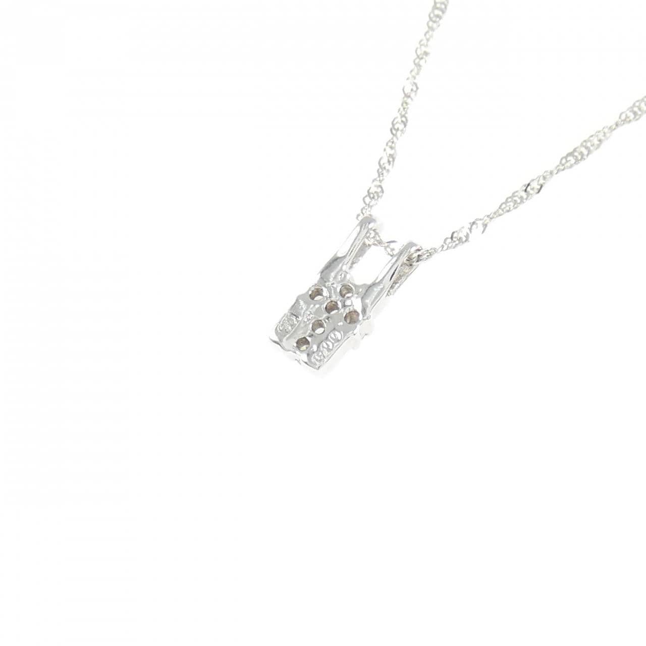 K18WG ダイヤモンド ネックレス 0.05CT