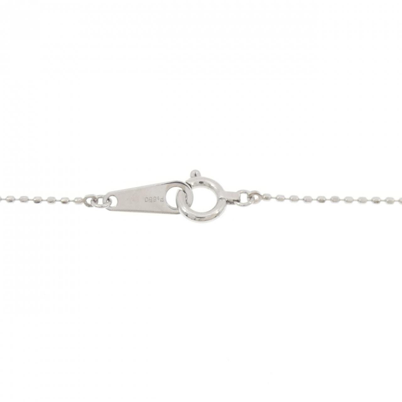 PT900/PT850 ソリティア ダイヤモンド ネックレス 0.188CT