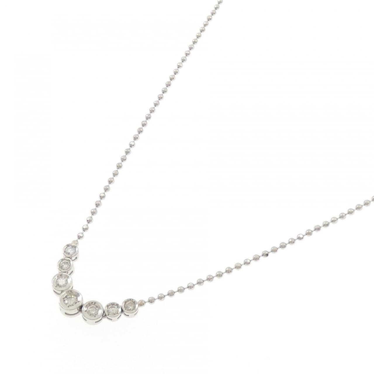 PT850 ダイヤモンド ネックレス 0.30CT