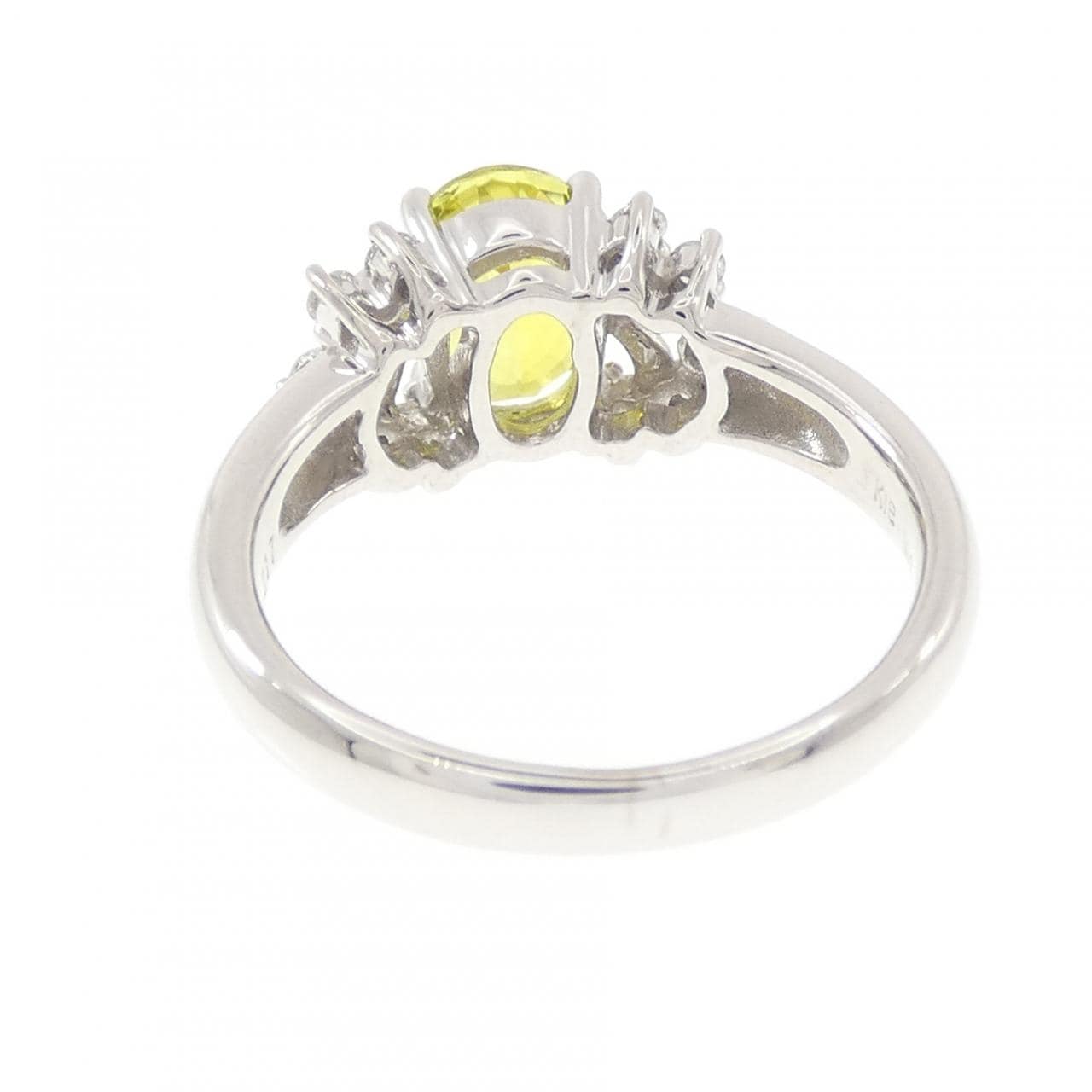 K18WG トルマリン リング 1.370CT