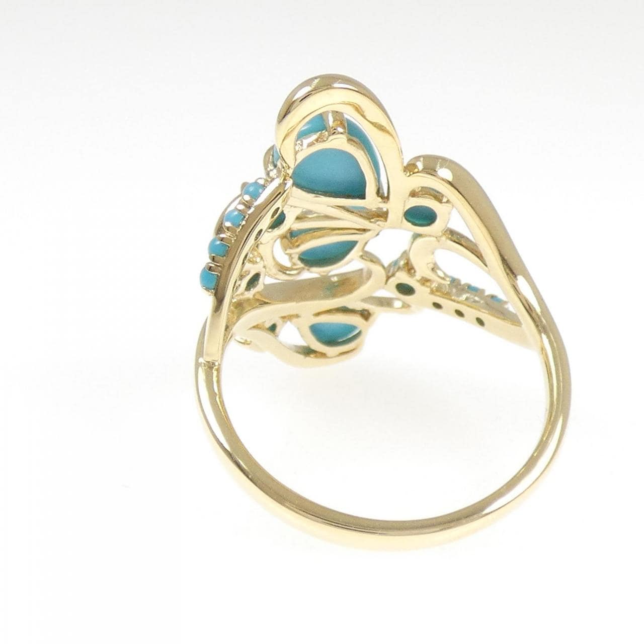 ジーエスティービー ターコイズ リング 2.00CT