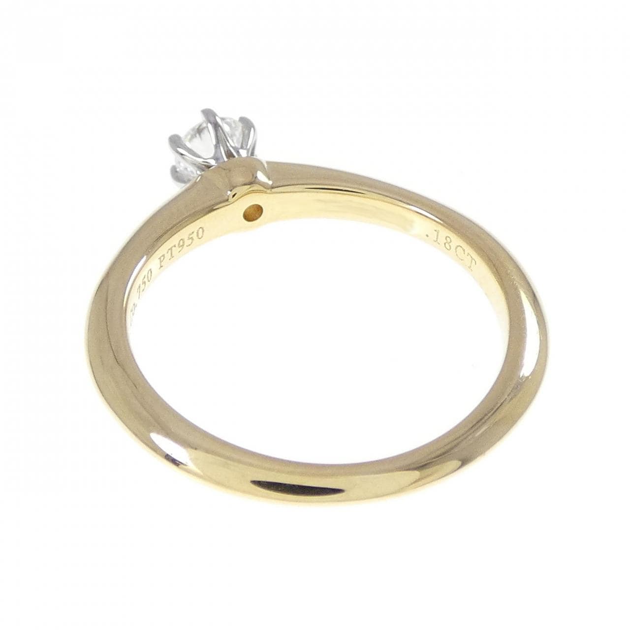 ティファニー クラシックソリティア リング 0.18CT