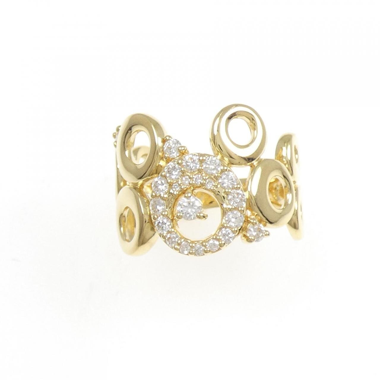 K18YG ダイヤモンド リング 0.45CT