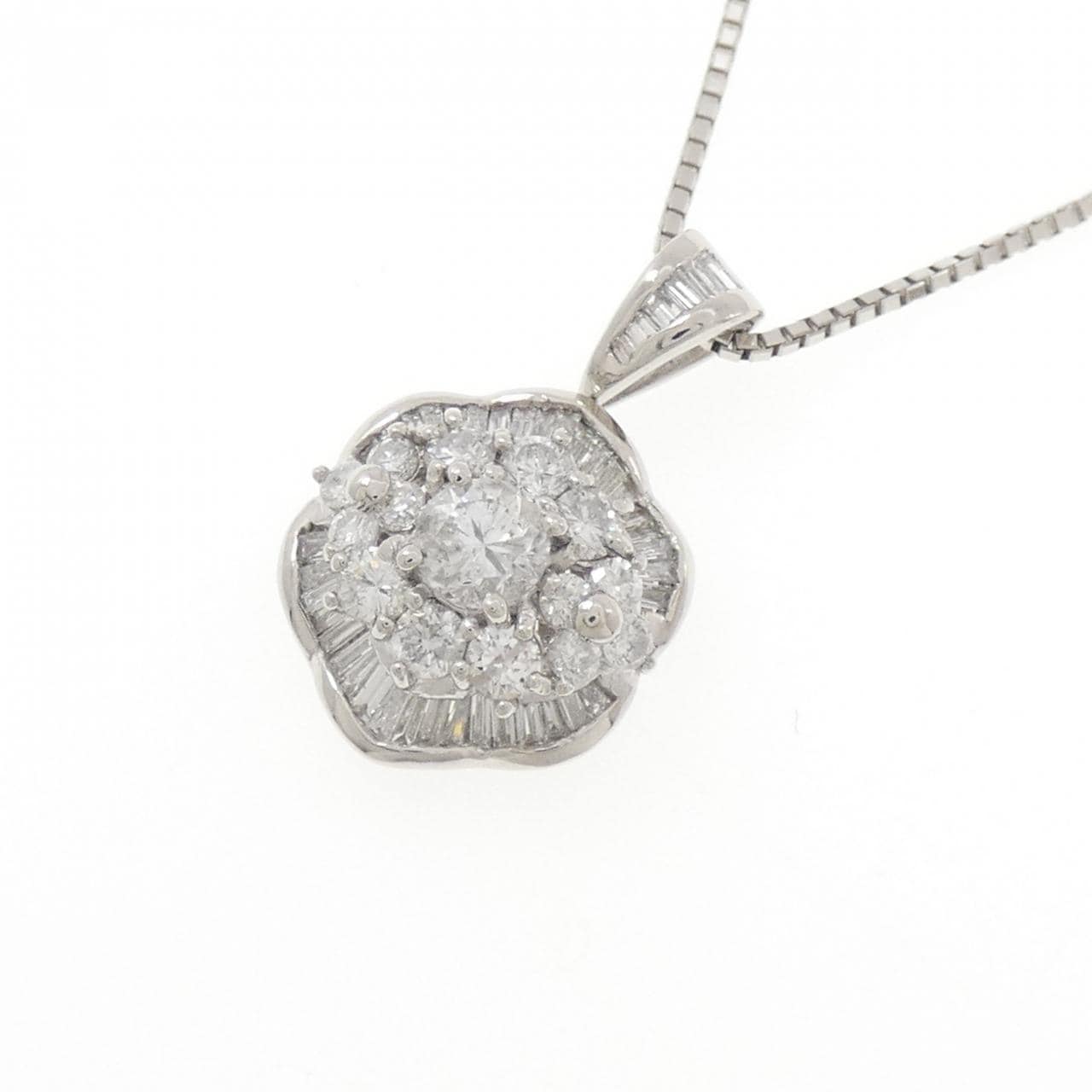 PT900/PT850 ダイヤモンド ネックレス 1.50CT