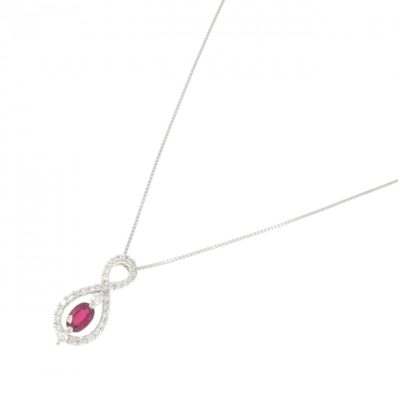 PT ルビー ネックレス 0.51CT