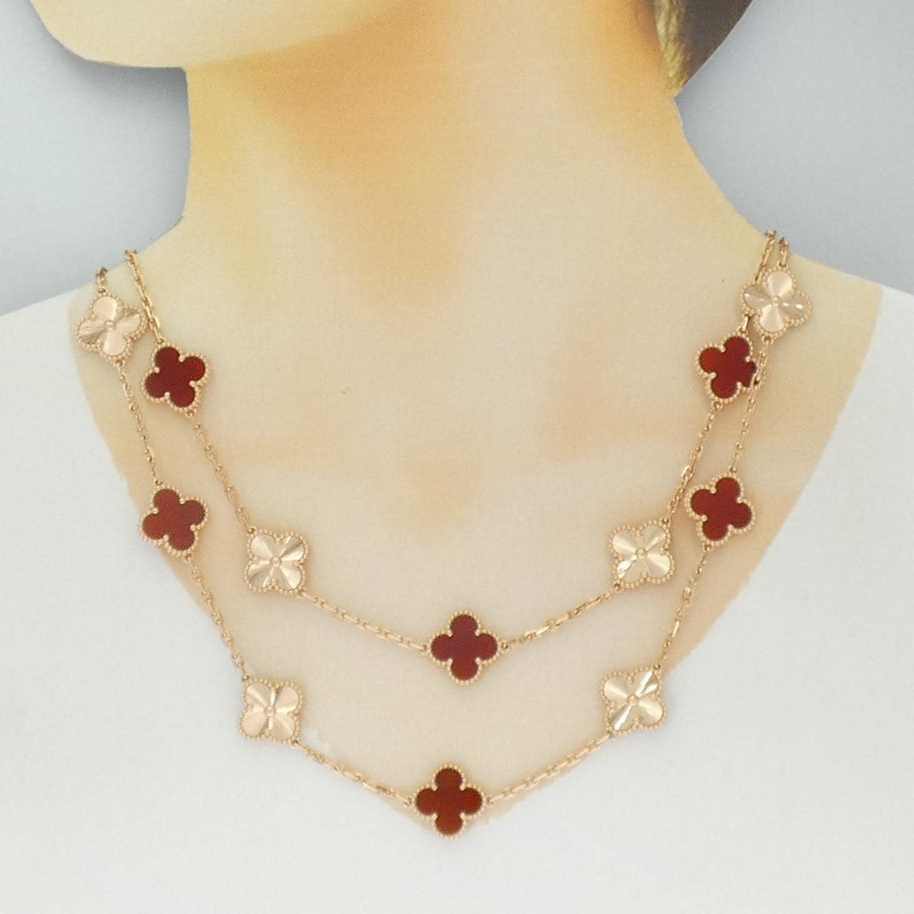 ヴァンクリーフ&アーペル ヴィンテージアルハンブラ 20モチーフ ネックレス