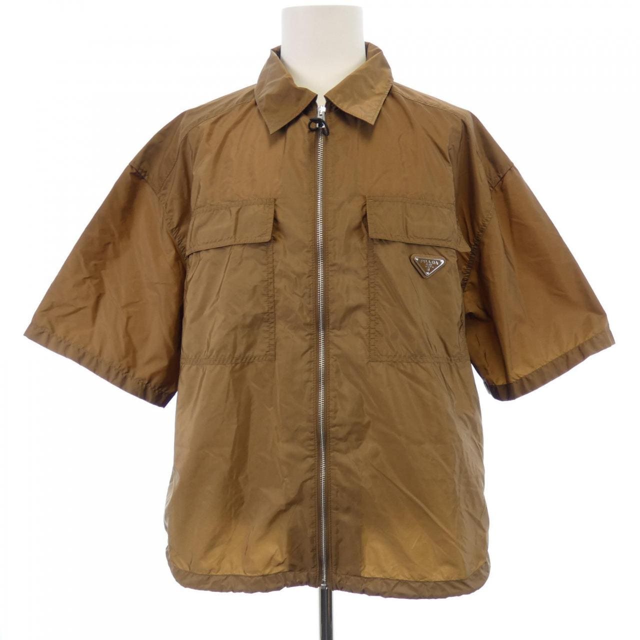 Prada PRADA三角标志SC758 SOOO 1WQ9 S/S衬衫