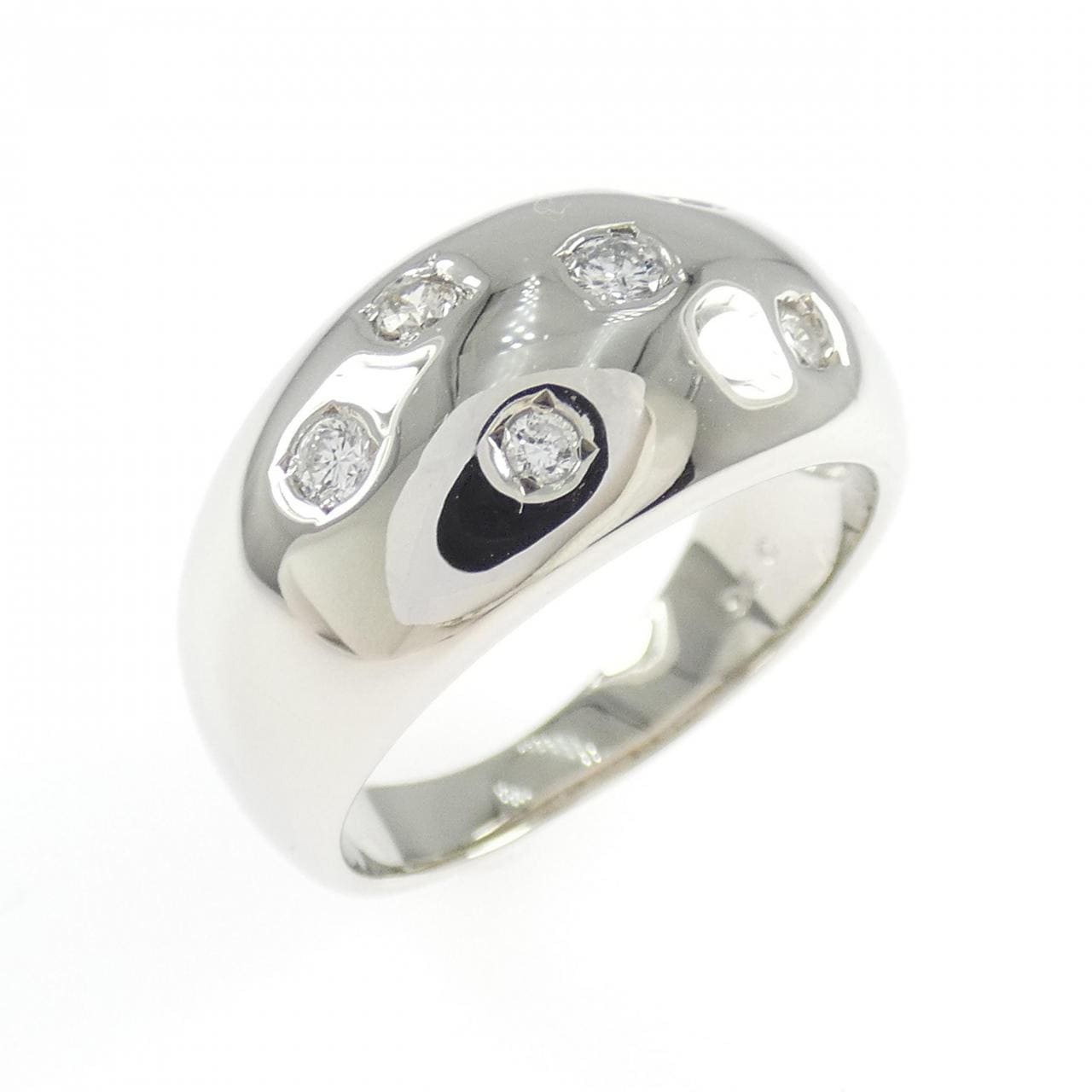 PT900 Diamond Ring 0.16CT