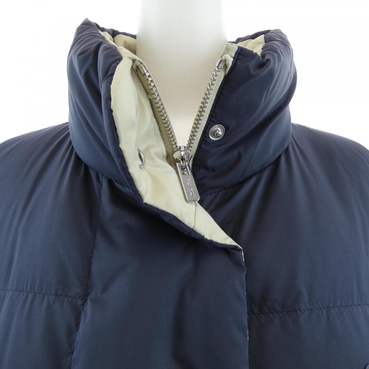 ミュウミュウ MIU MIU リバーシブルテクニカルポンジー ML1320 SOOO 170P ダウンジャケット