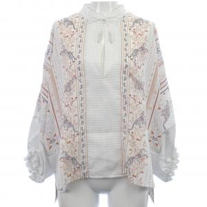 エルメス HERMES GUEPARDS ET PALMETTES 5E0626DU ツイルレーヌ トップス