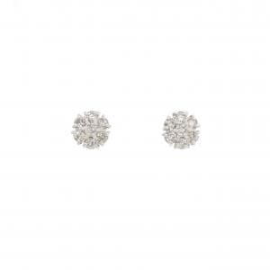 PT900 ダイヤモンド ピアス 0.30CT
