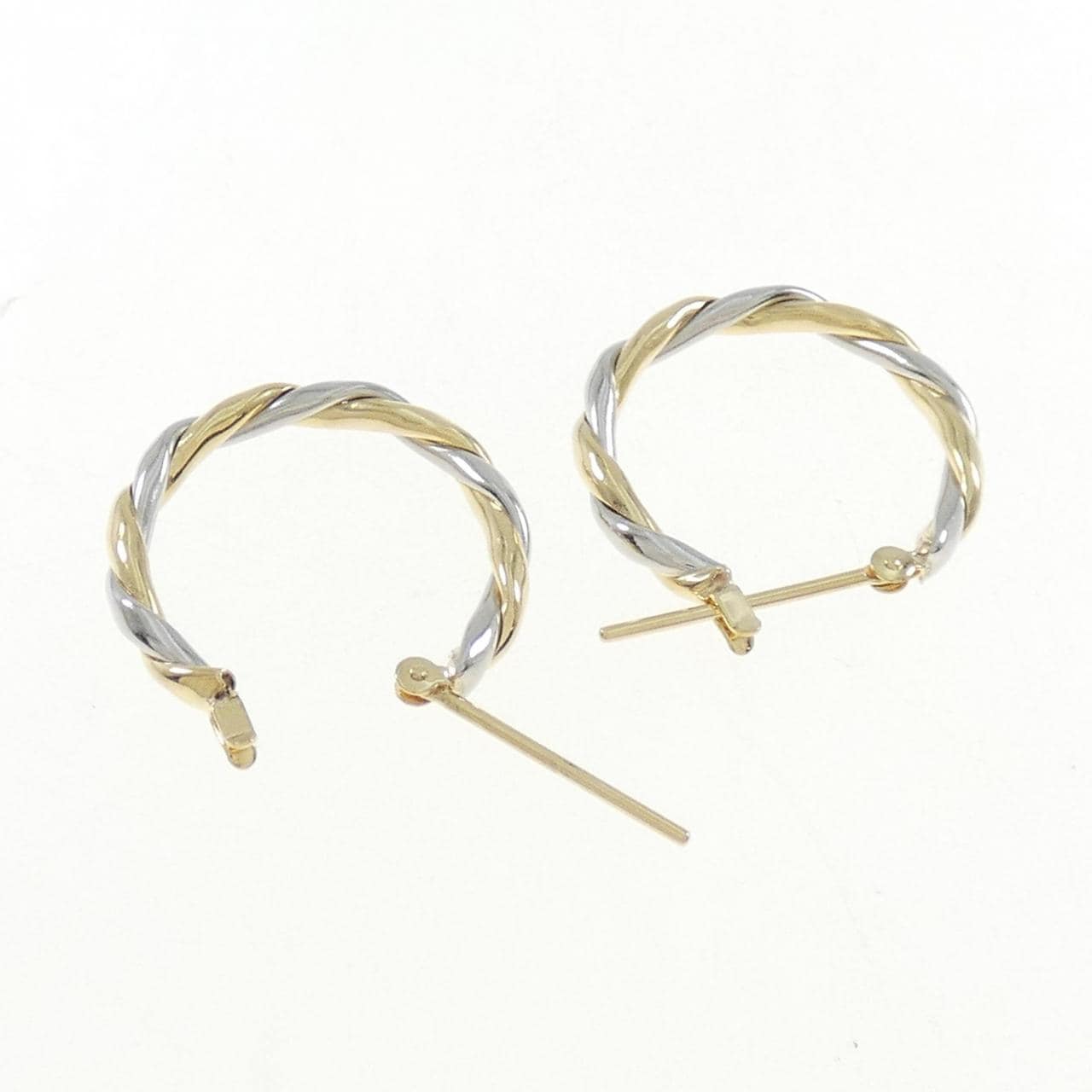 K18YG/PT earrings