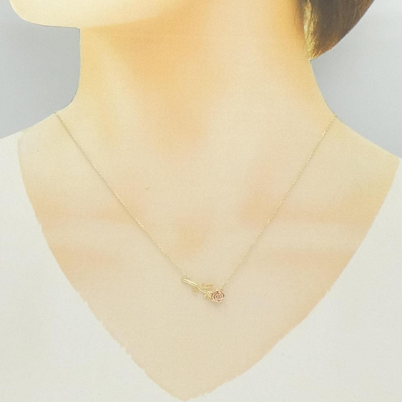 アヴァランチ ローズ K10YG/K10PG ネックレス