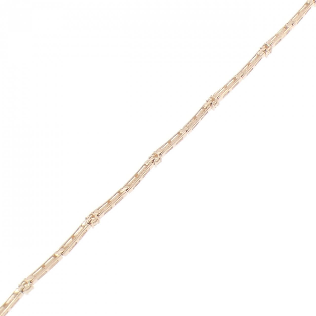 K18PG ダイヤモンド ブレスレット 0.33CT