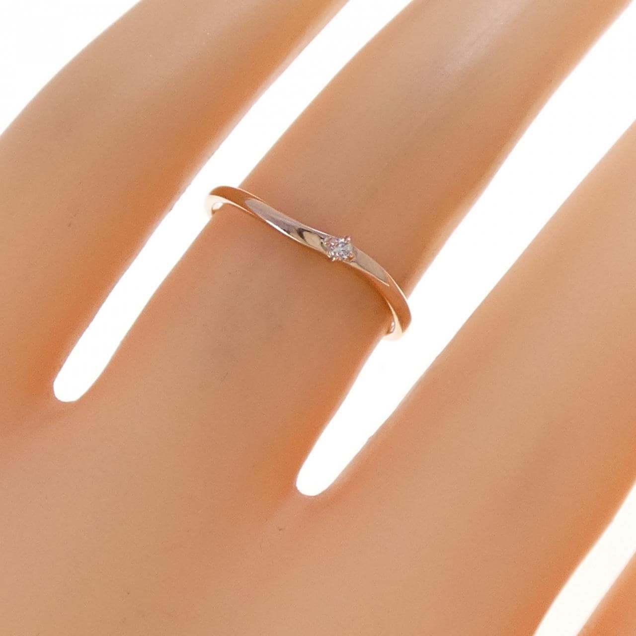 K10PG ダイヤモンド リング 0.01CT