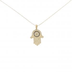 K18YG サファイヤ ネックレス 0.16CT