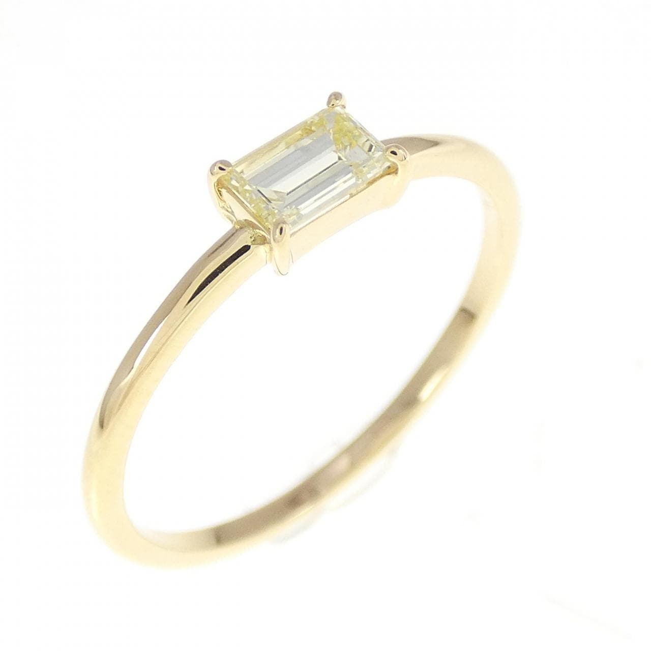 【リメイク】K18YG ダイヤモンド リング 0.25CT