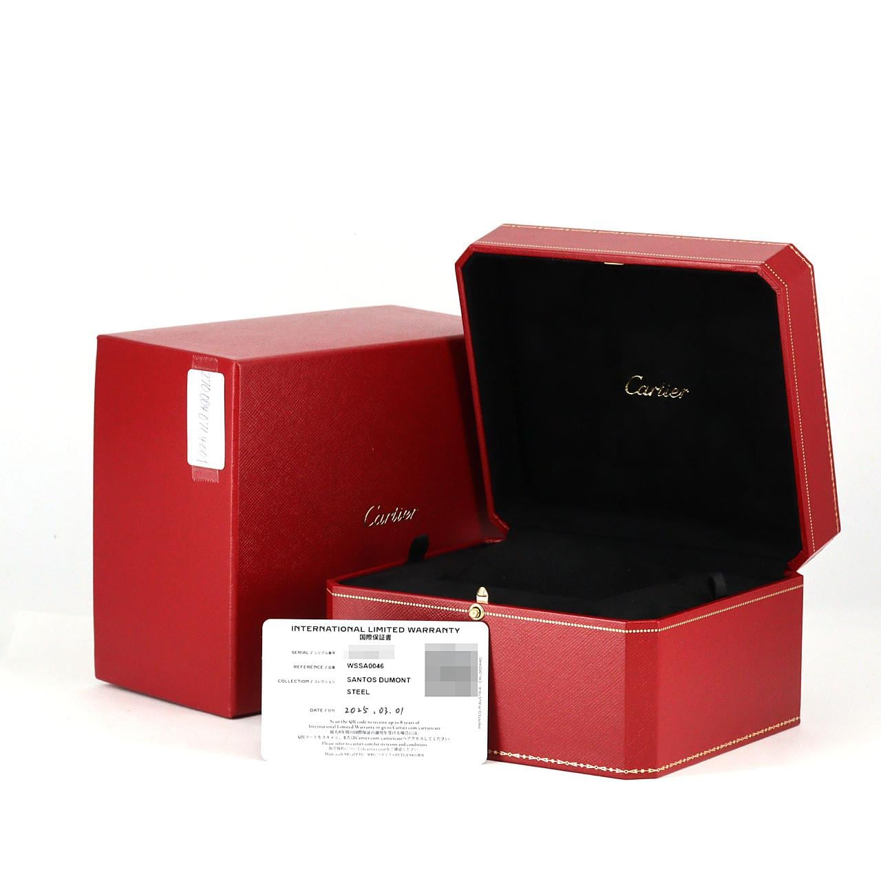カルティエ サントスデュモンLM WSSA0046 SS 手巻