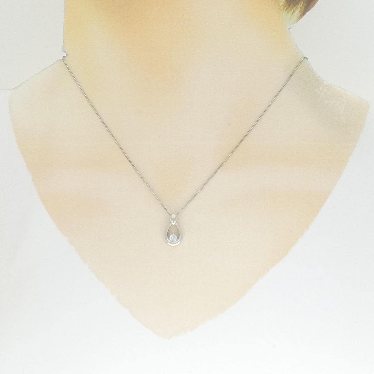 PT900/PT850 ダイヤモンド ネックレス 0.11CT