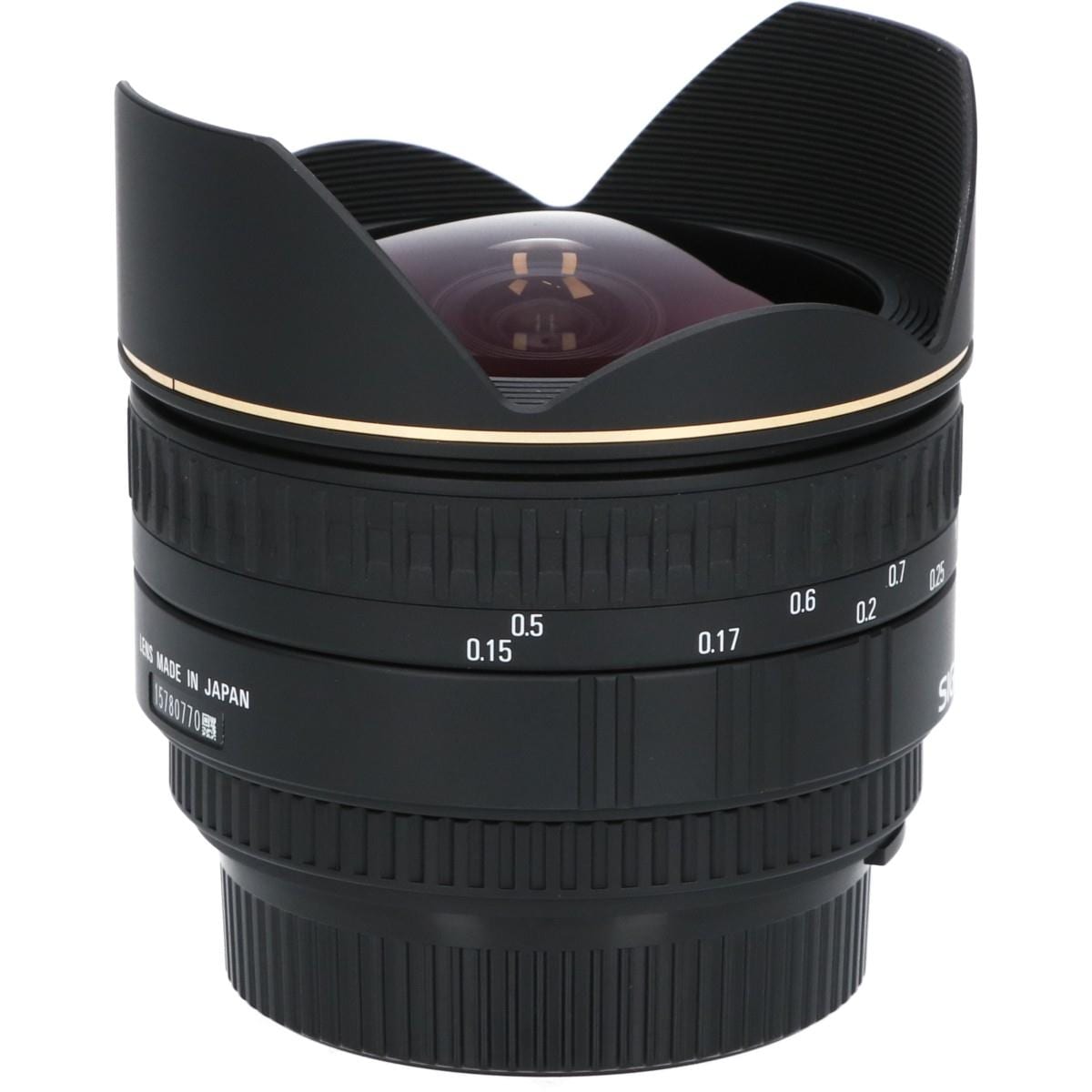 ニコン１５ｍｍ　Ｆ２．８ＥＸ　ＤＧ　ＦＩＳＨＥＹＥ