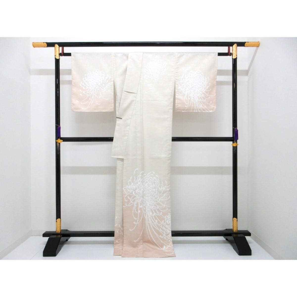 【新品】化繊　単衣　訪問着