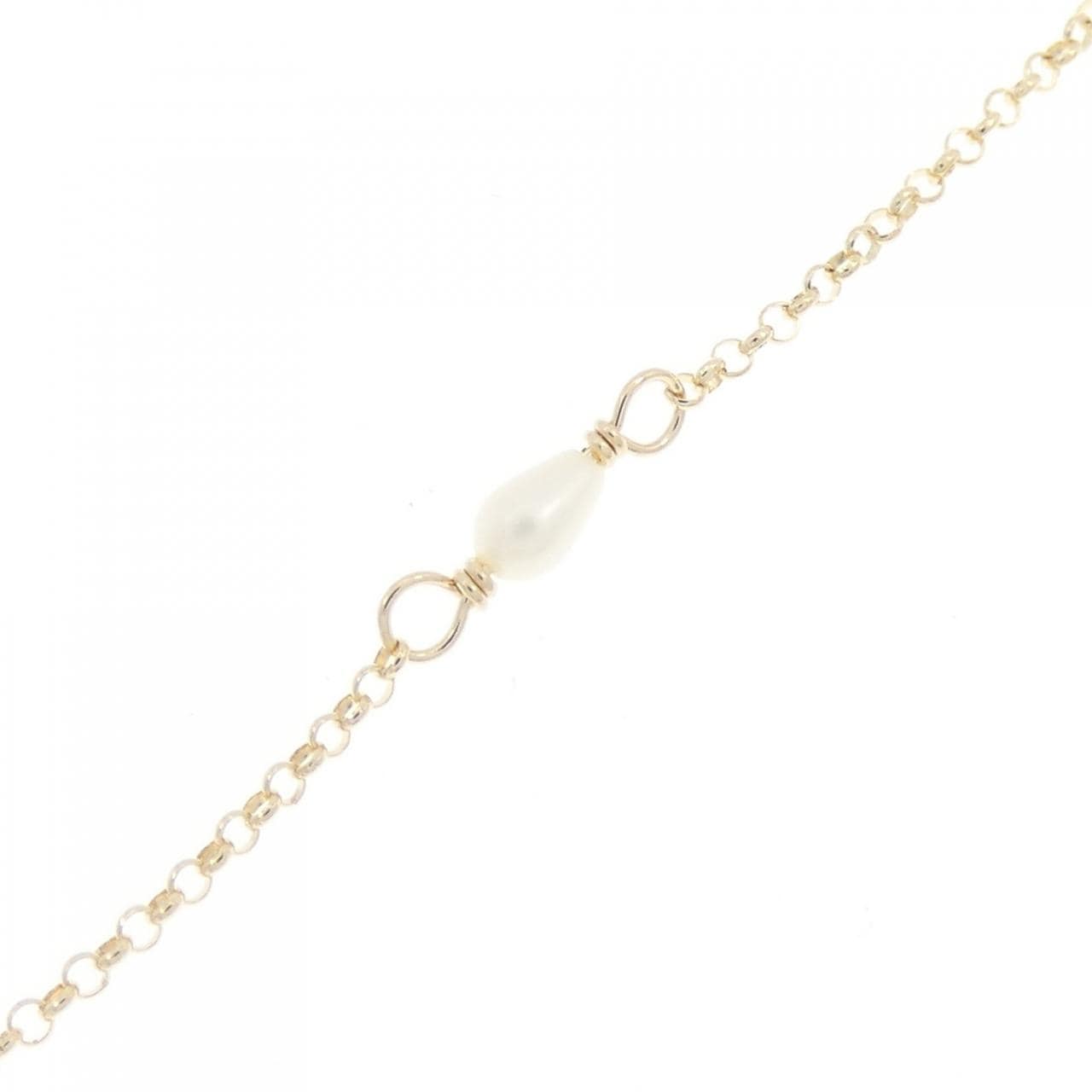 K10YG 淡水パール ネックレス