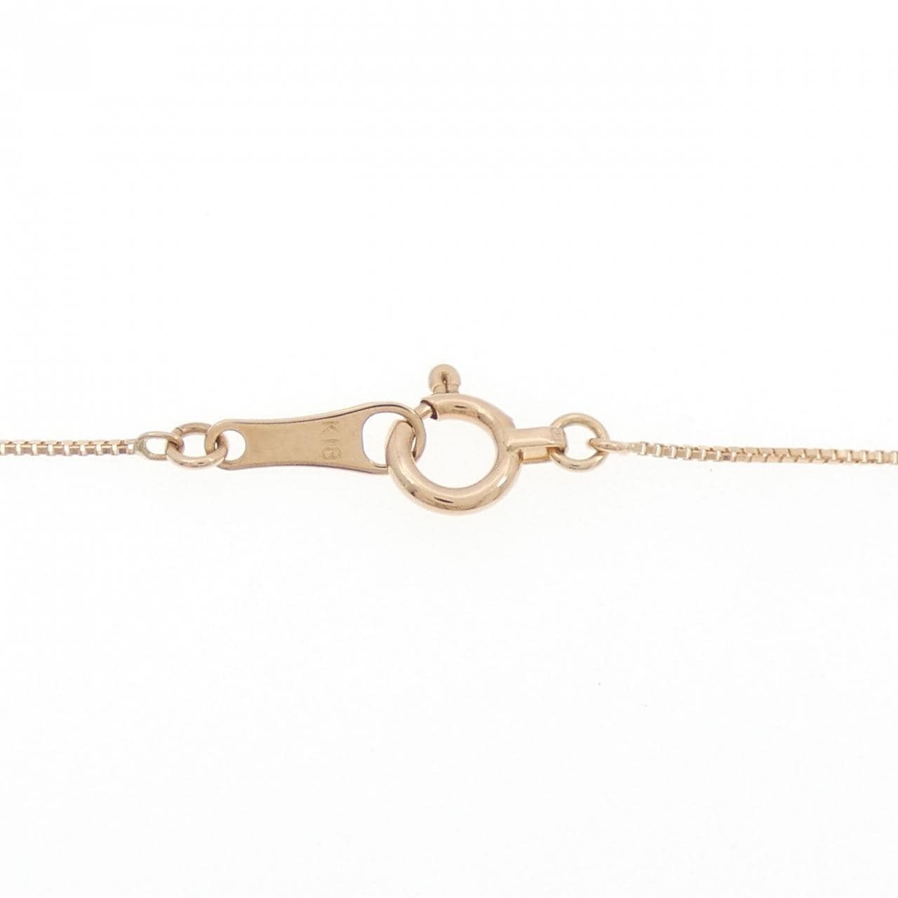 K18PG ダイヤモンド ネックレス 0.1CT