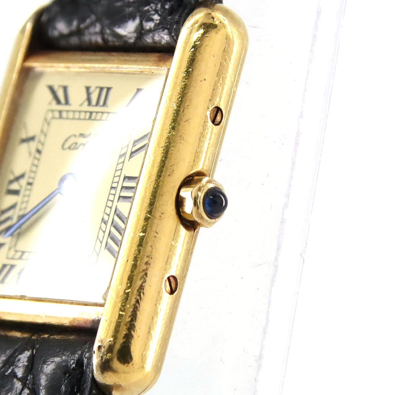 【ノーメンテナンス還元価格】カルティエ マストタンクSM GP GP クォーツ