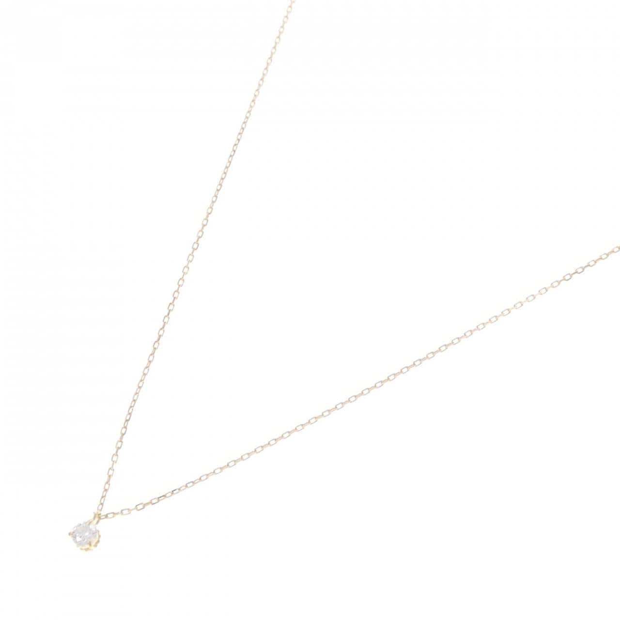 アガット ダイヤモンド ネックレス 0.05CT