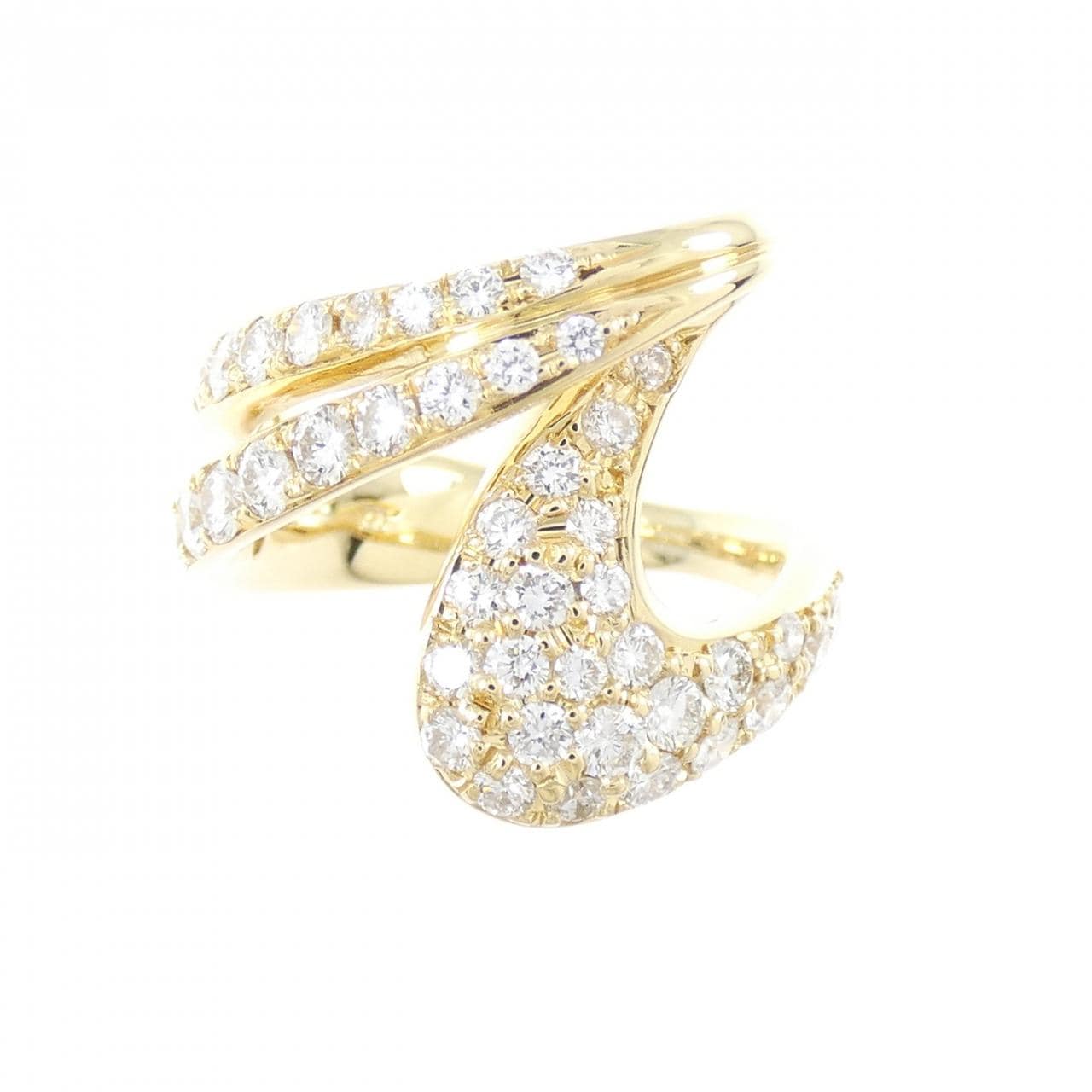 K18YG ダイヤモンド リング