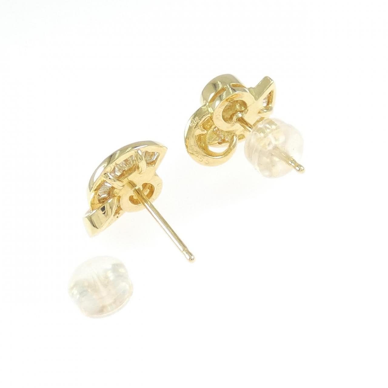 K18YG ダイヤモンド ピアス 1.10CT