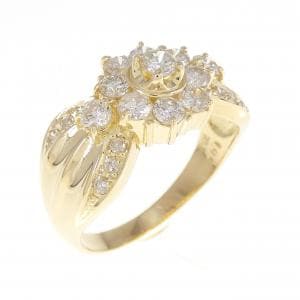 K18YG ダイヤモンド リング 1.00CT
