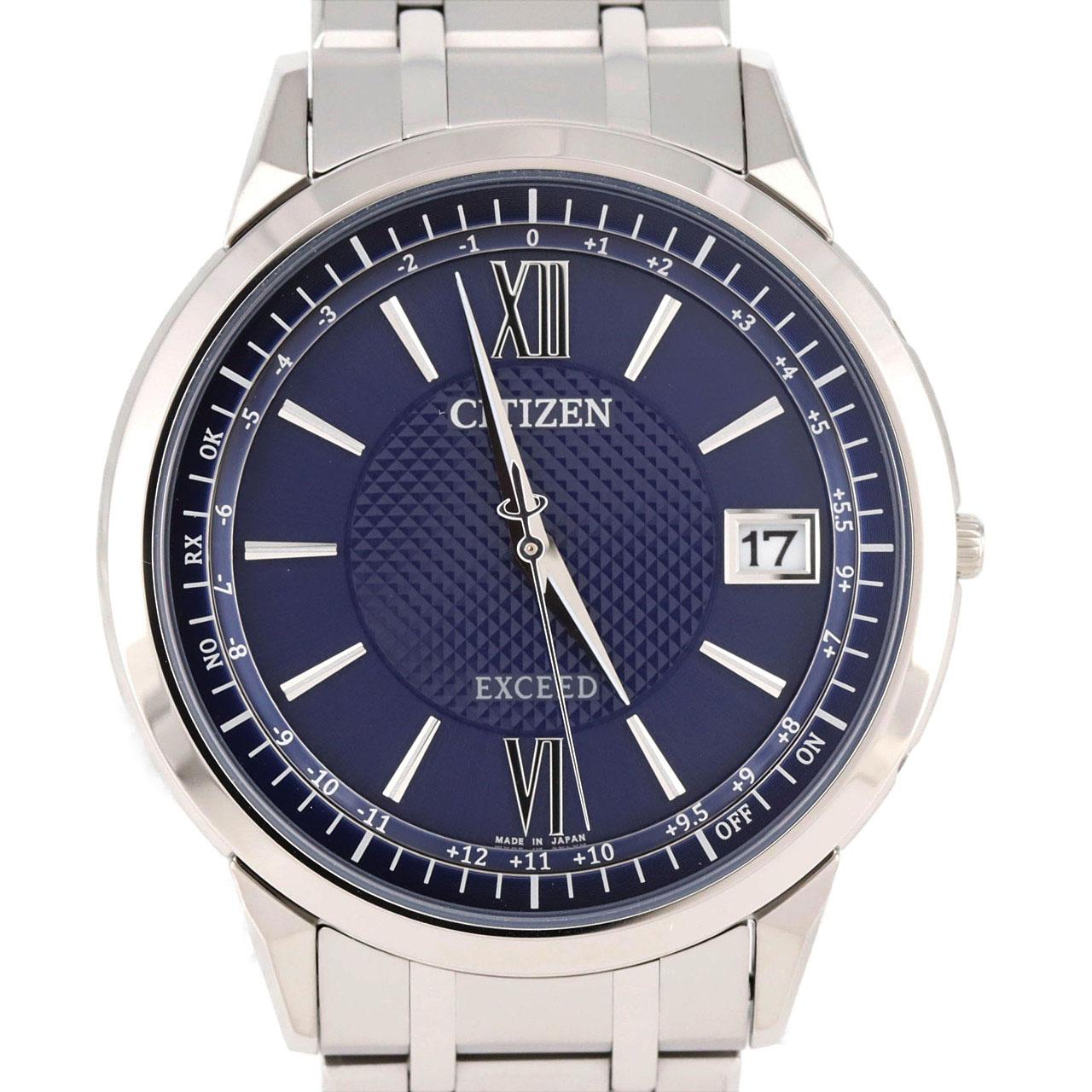 [新品] CITIZEN Exceed 電波表 H147-A1B4B03/CB1140-61L TI 太陽能石英