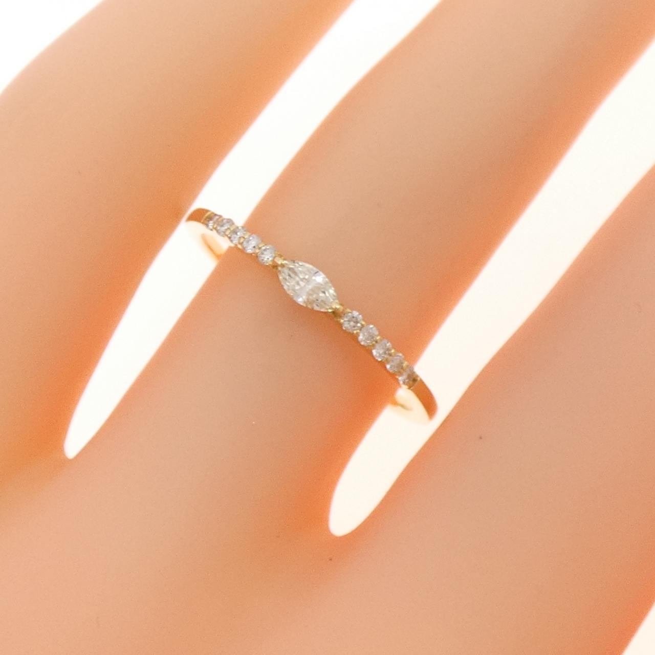 【新品】K18YG ダイヤモンド リング 0.15CT