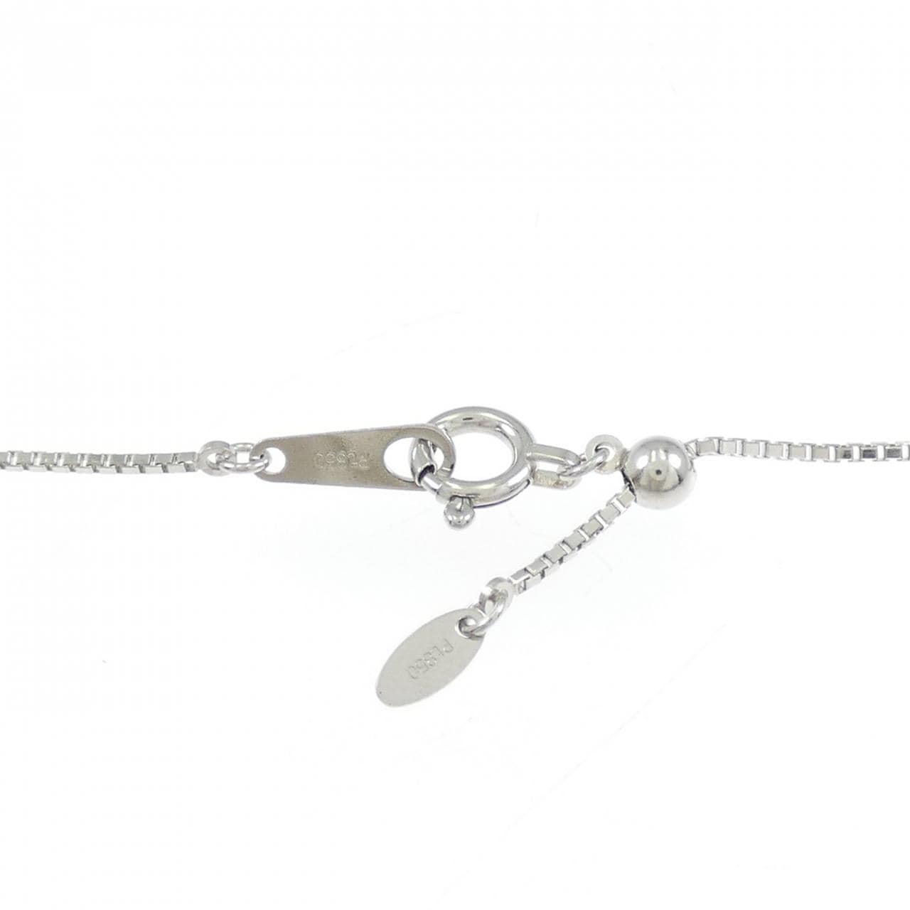 PT900/PT850 エメラルド ネックレス 1.09CT