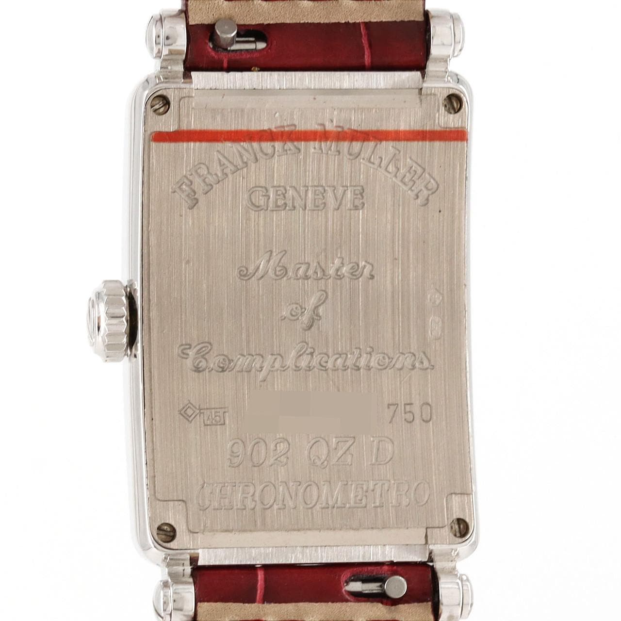 [新品產品] FRANCK MULLER Long Island Chrono Metro 白金/2D 錶耳 D 902QZD 白石英