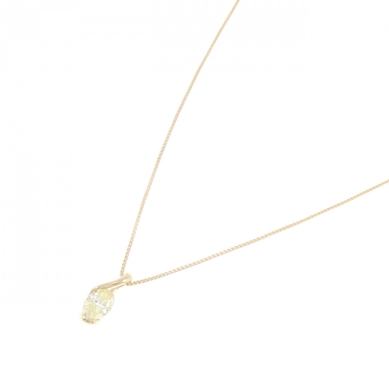 K18YG ダイヤモンド ネックレス 0.33CT
