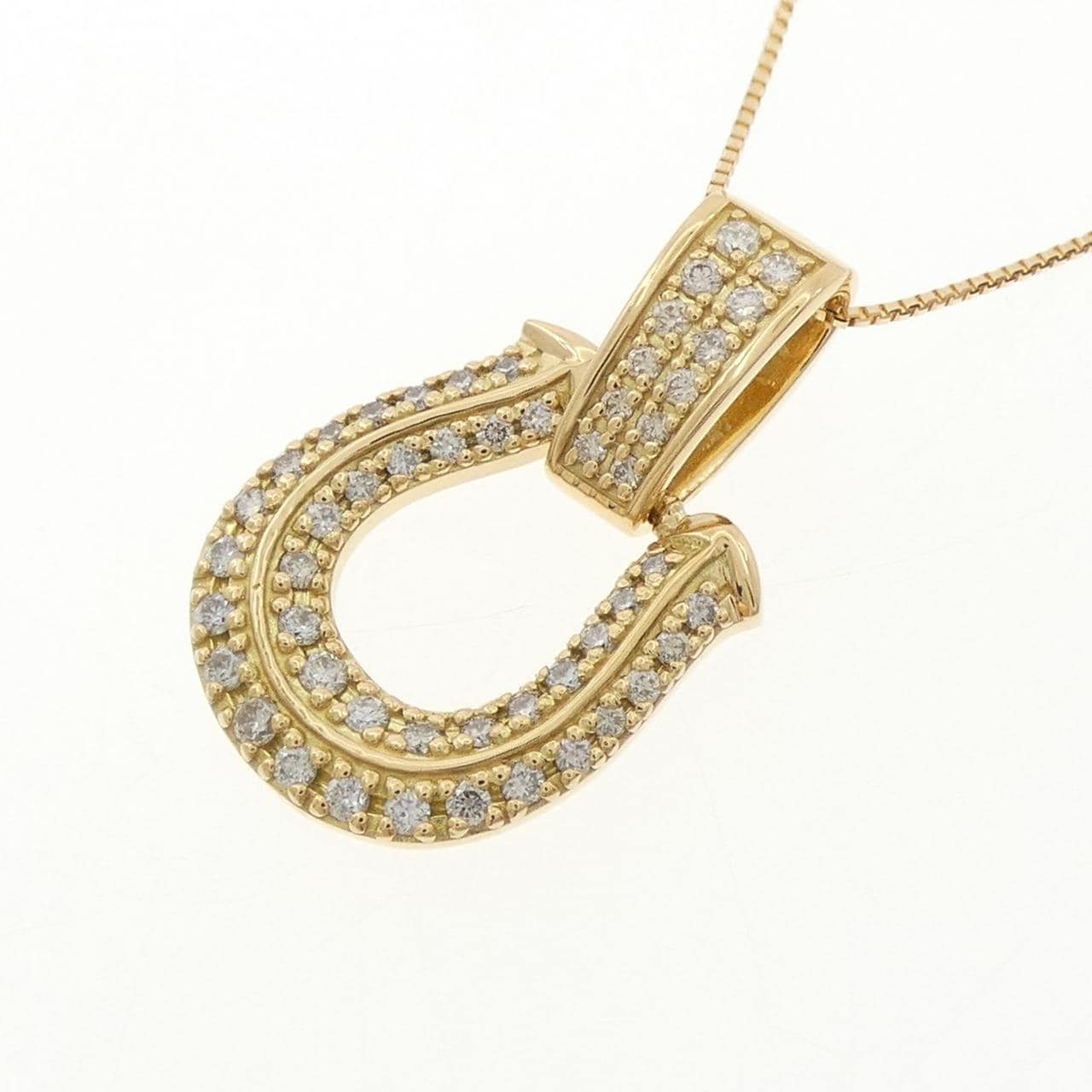 K18YG ダイヤモンド ネックレス 0.30CT