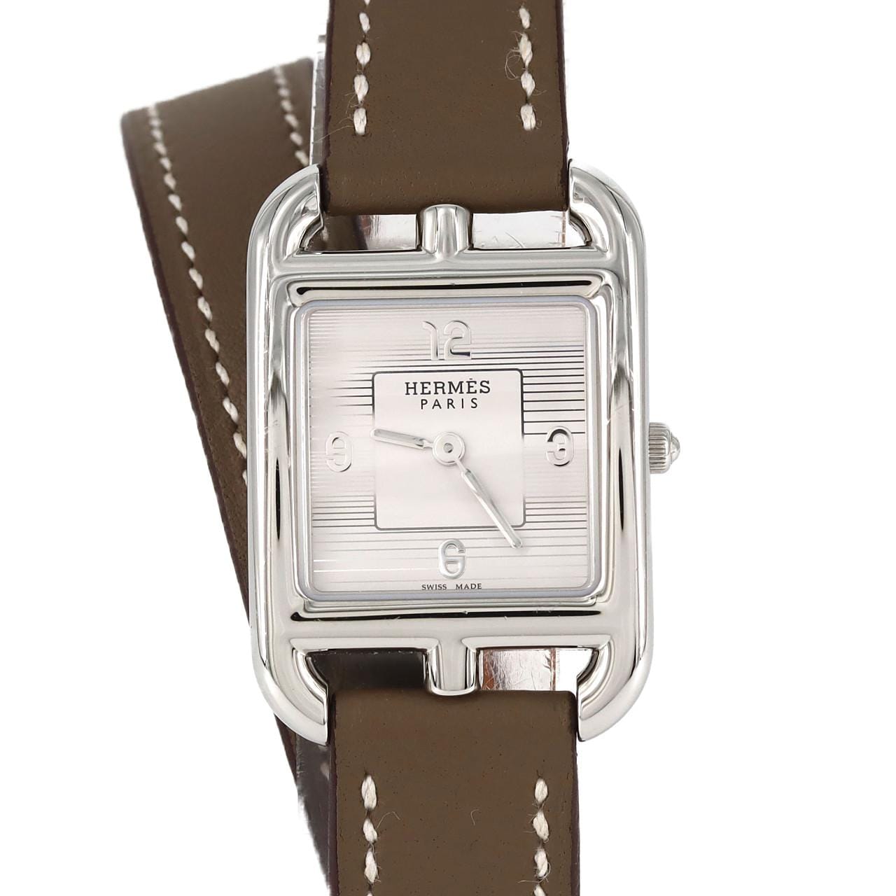 エルメス ケープコッド ドゥブルトゥール CC1.210 SS/革 腕時計 楽天市場】HERMES エルメス ケープコッド ドゥブルトゥール CC1
