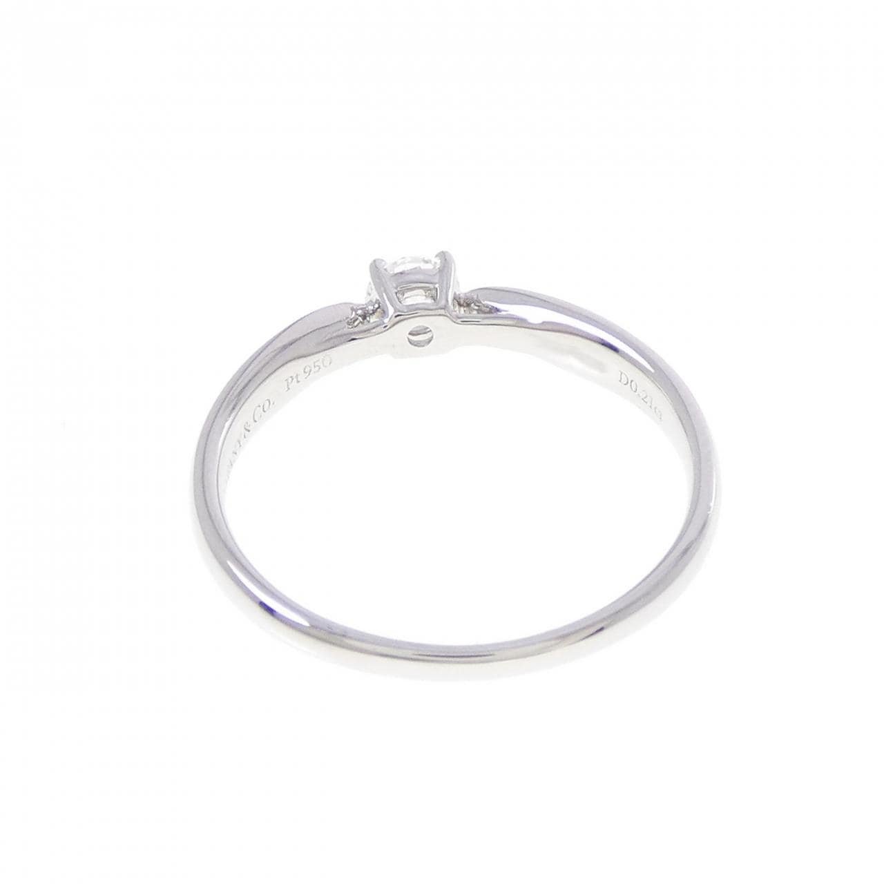 ティファニー ハーモニー リング 0.21CT F VS1 3EXT