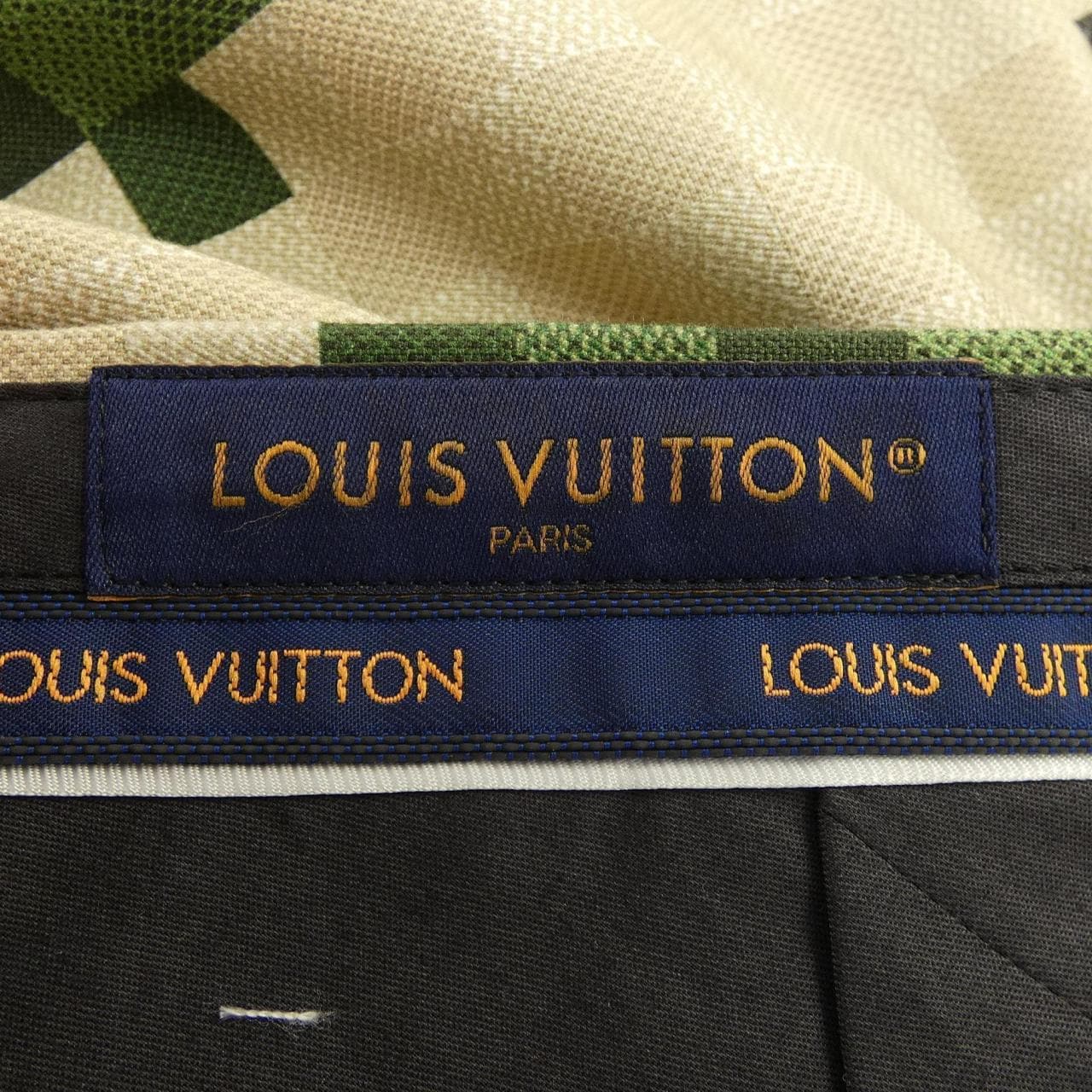 ルイヴィトン LOUIS VUITTON テーラードコットンダミエシガレットパンツ HQP60WHSB パンツ