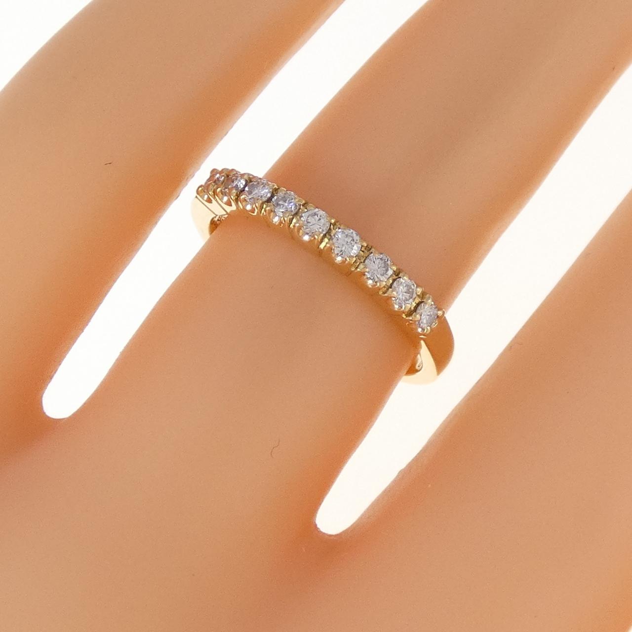 K18YG ダイヤモンド リング 0.19CT