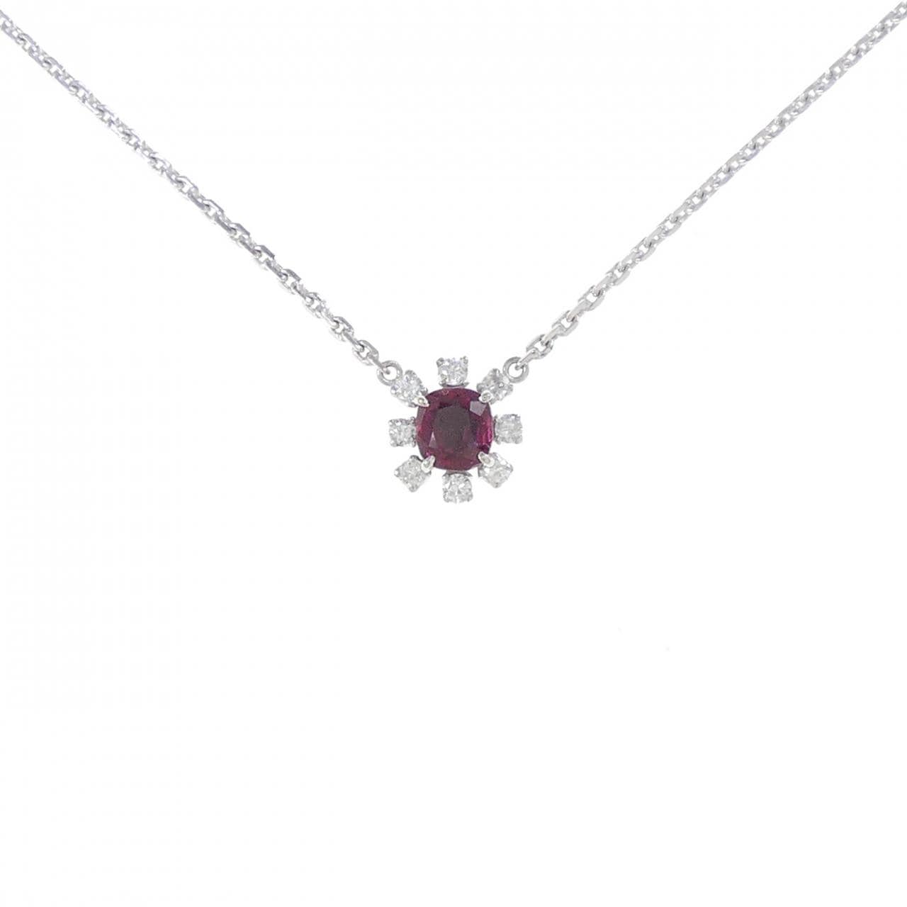 PM850紅寶石項鏈0.82CT