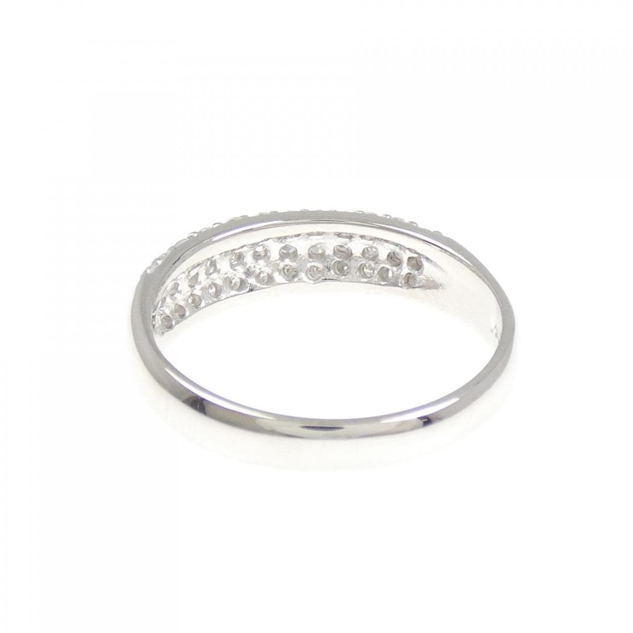 PT900 パヴェ ダイヤモンド リング 0.50CT