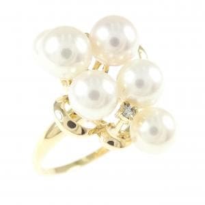 K18YG アコヤパール リング