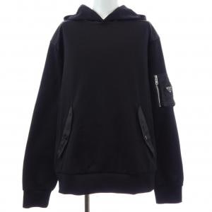 プラダ PRADA コットンフリース×RE-NYLON　フーディー　トライアングルロゴ UJL04C SOOO 11JE パーカー