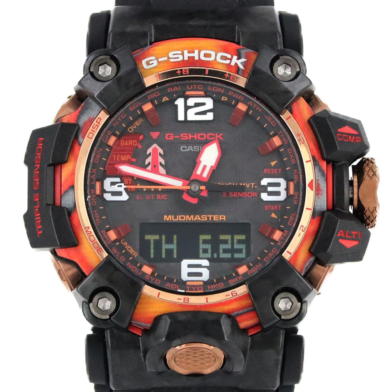 カシオ G-SHOCK･マッドマスター40th Anniversary電波時計 GWG-2040FR-1AJR その他 ソーラークォーツ