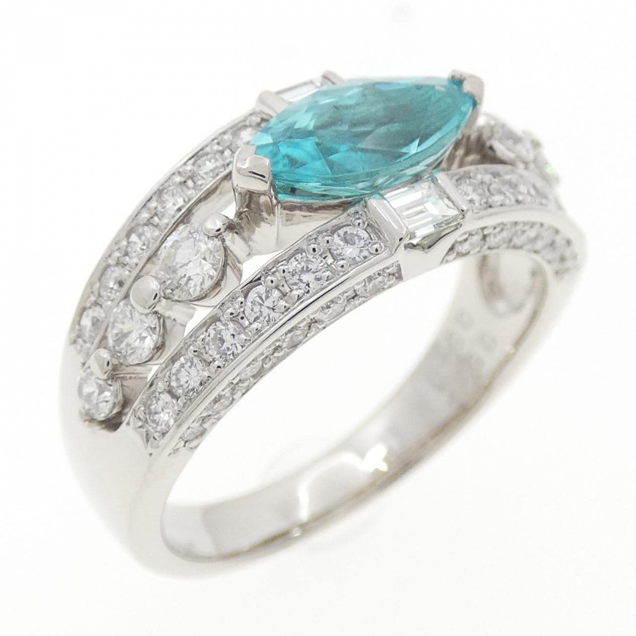 PT900 パライバトルマリン リング 0.945CT